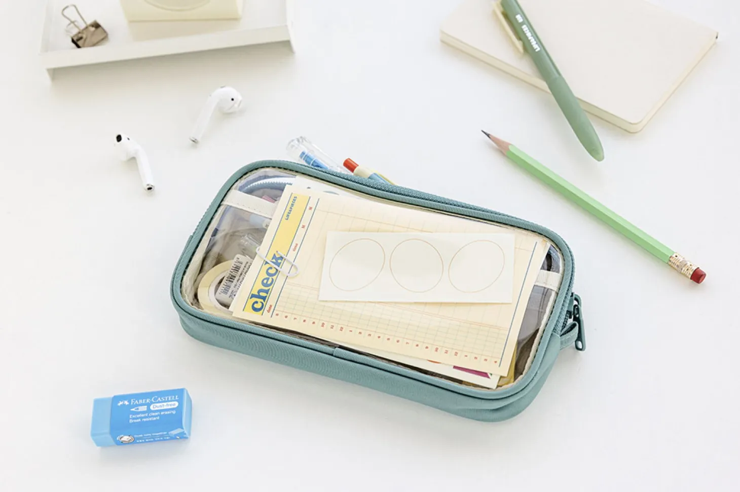 Smile Window Flat Pen Pouch