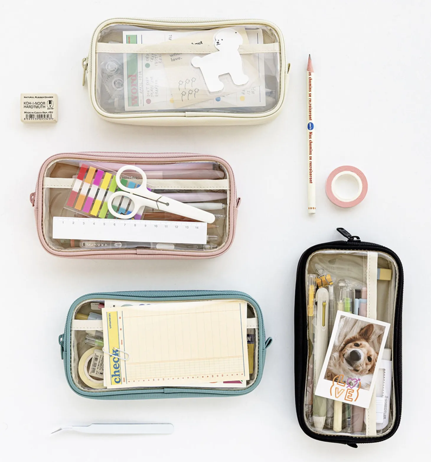 Smile Window Flat Pen Pouch