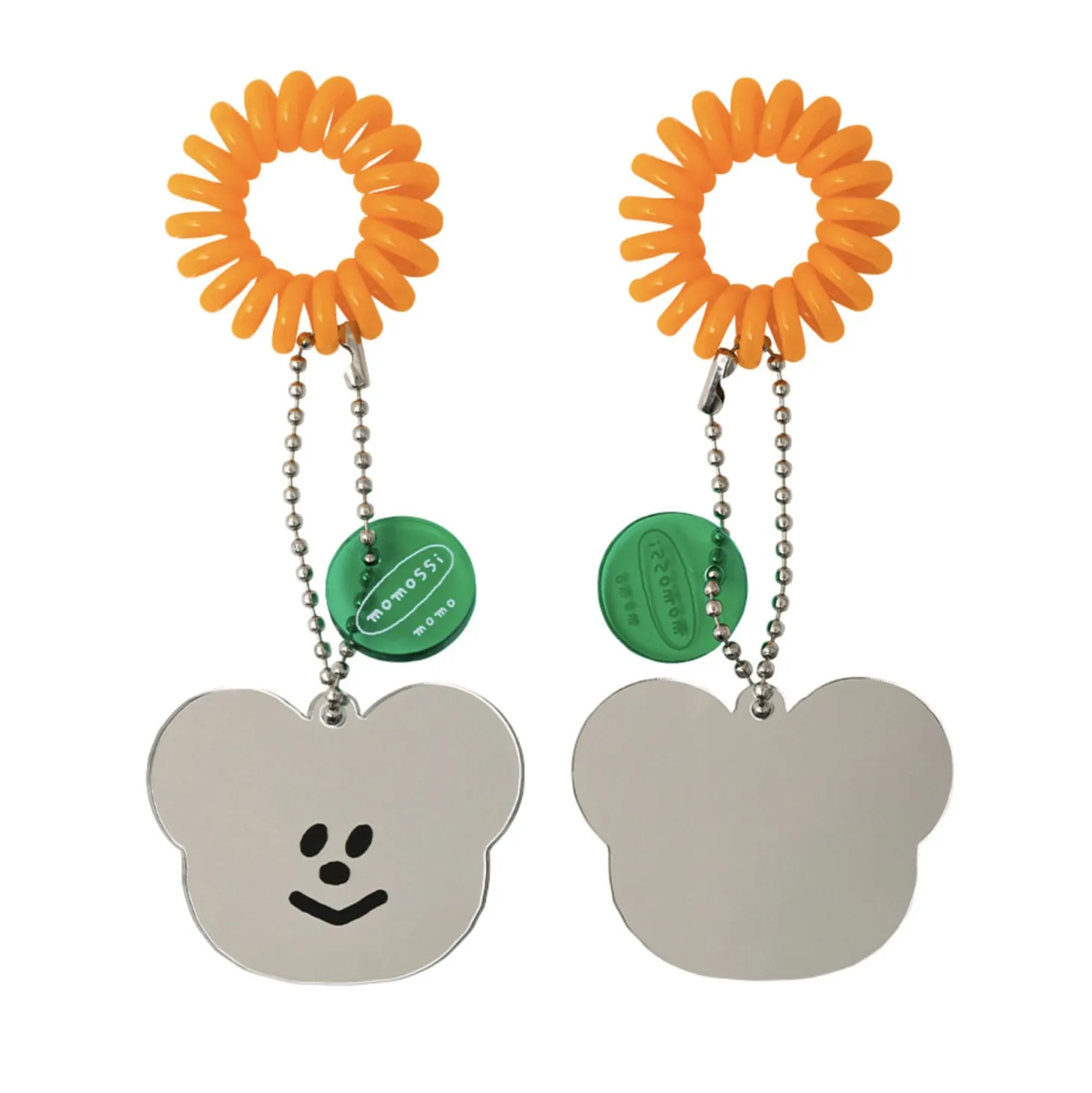 Smiley Acrylic Mirror Charm