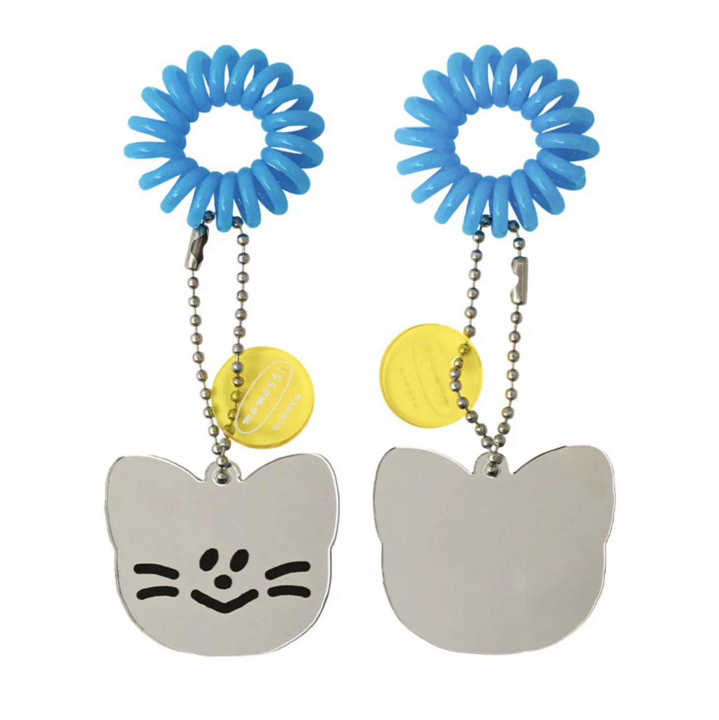 Smiley Acrylic Mirror Charm