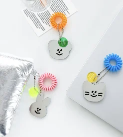 Smiley Acrylic Mirror Charm
