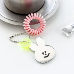 Smiley Acrylic Mirror Charm