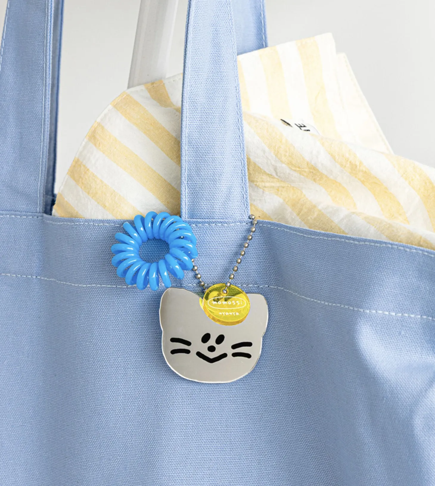 Smiley Acrylic Mirror Charm