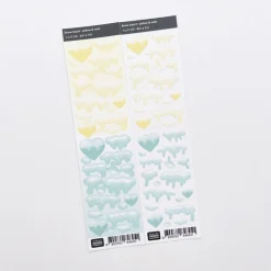 Snow Heart Slim Sticker