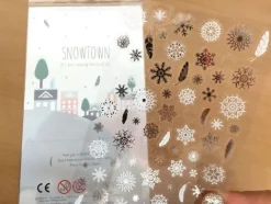 Snow Town Deco Sticker