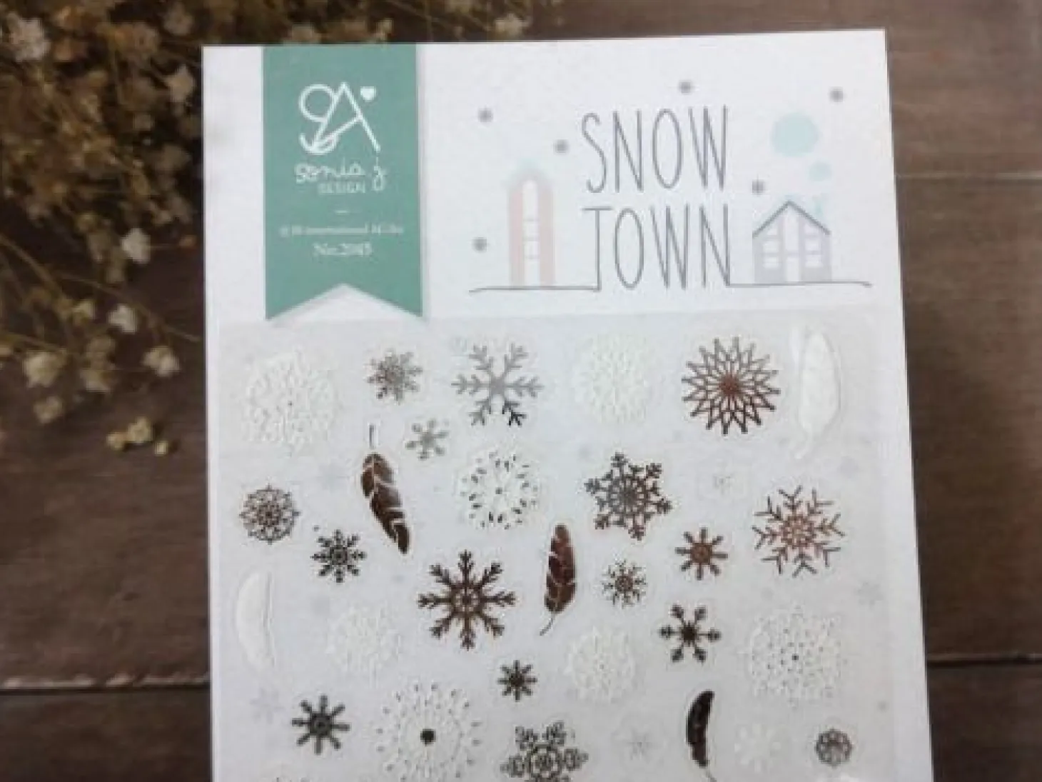 Snow Town Deco Sticker