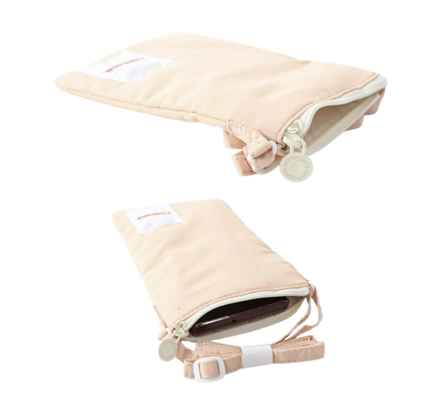 Soft Pastel Cotton Phone Crossbody Bag