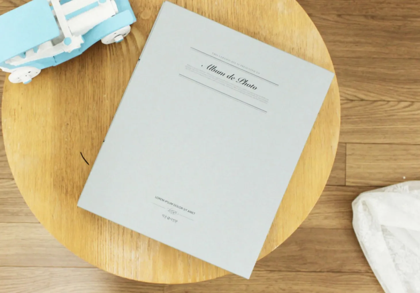 Solid Pastel Binder Photo Album
