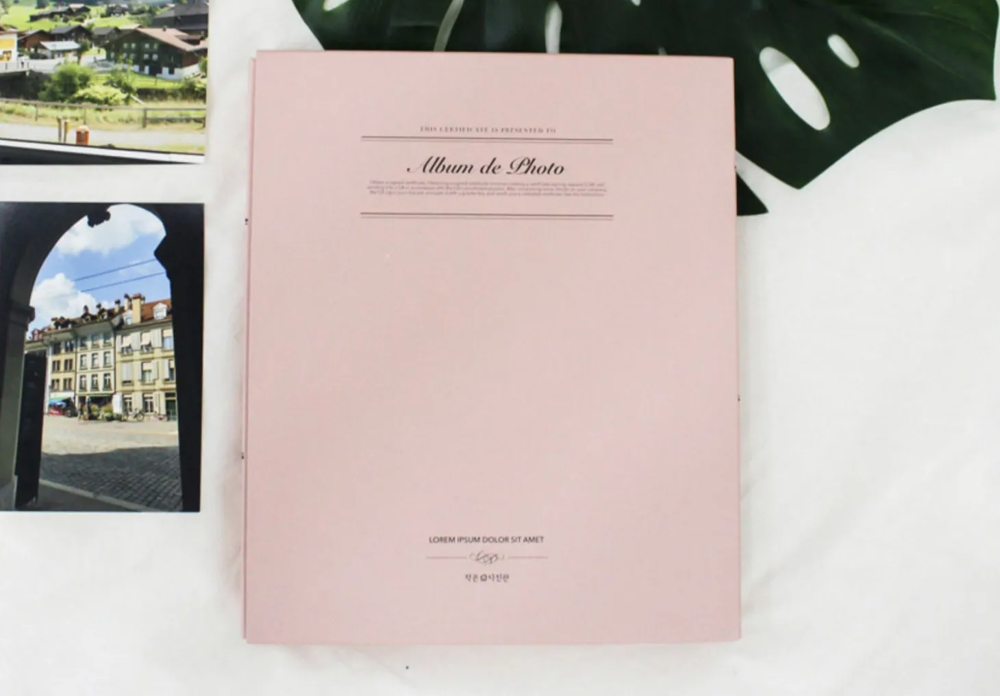 Solid Pastel Binder Photo Album