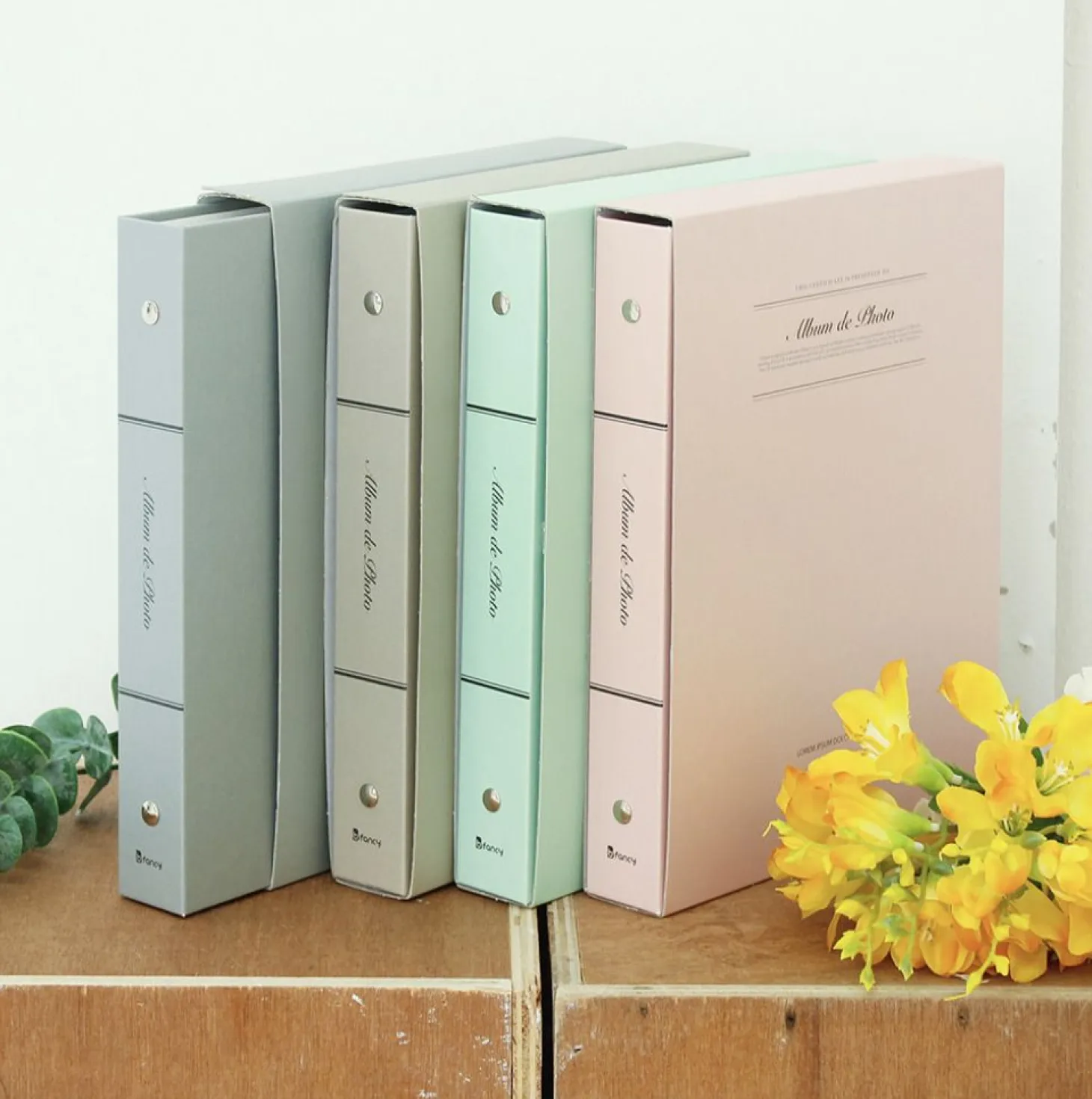 Solid Pastel Binder Photo Album