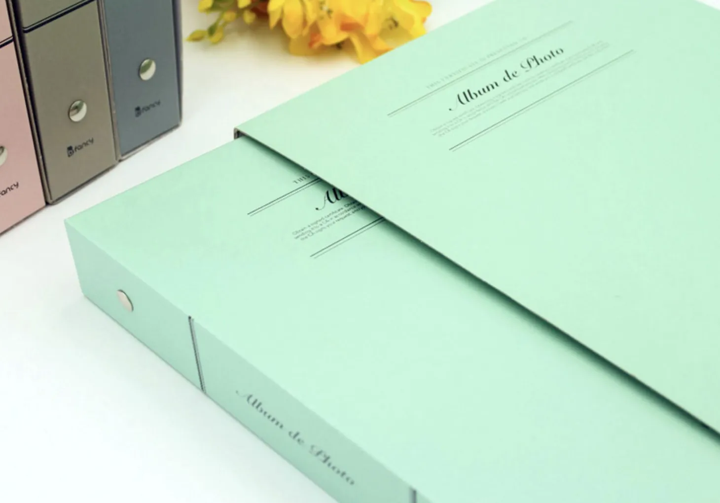 Solid Pastel Binder Photo Album
