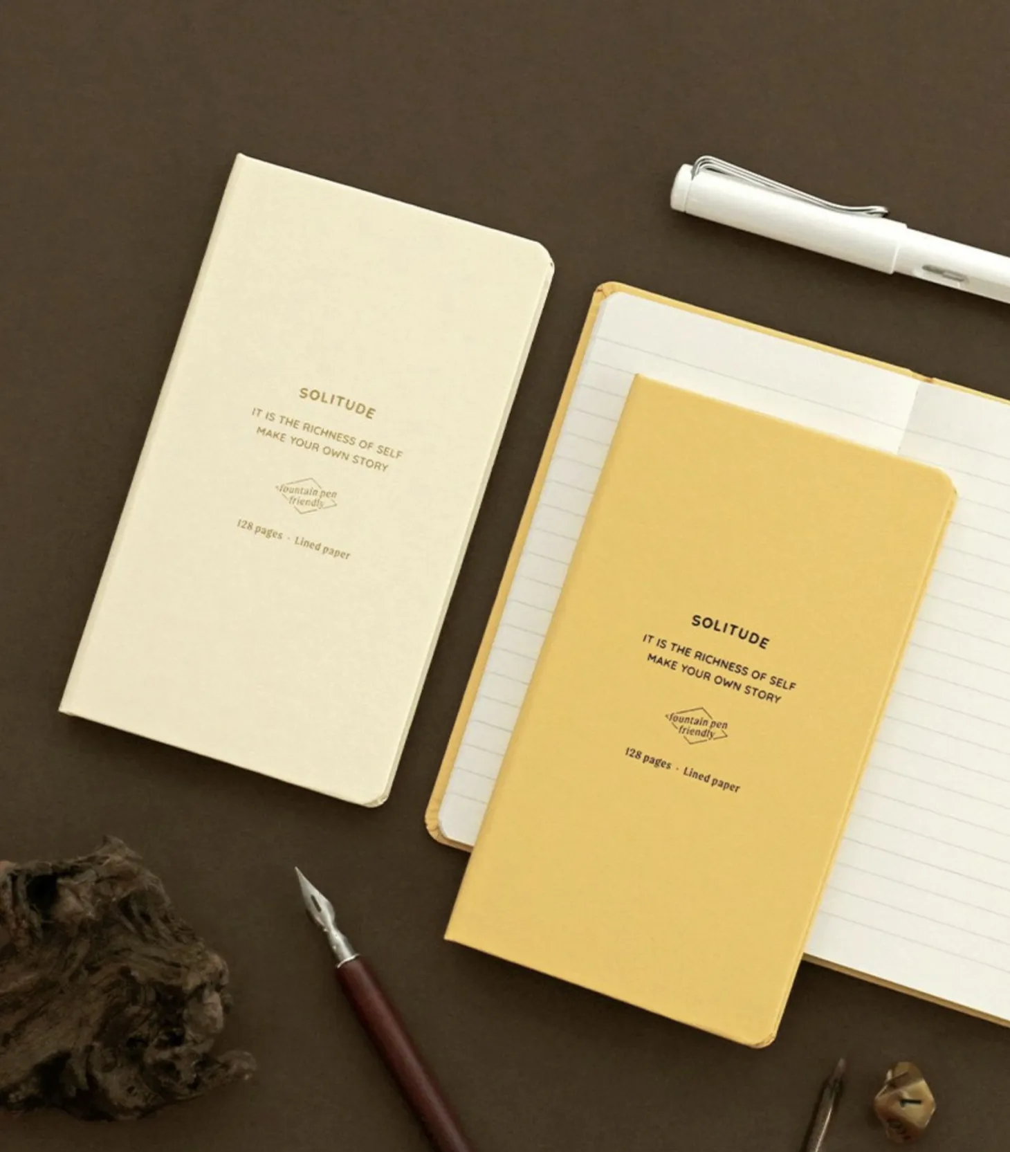 Solitude Fountain Friendly Handy Lined Notebook