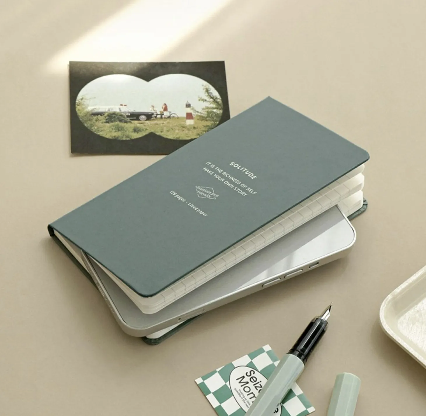 Solitude Fountain Friendly Handy Lined Notebook