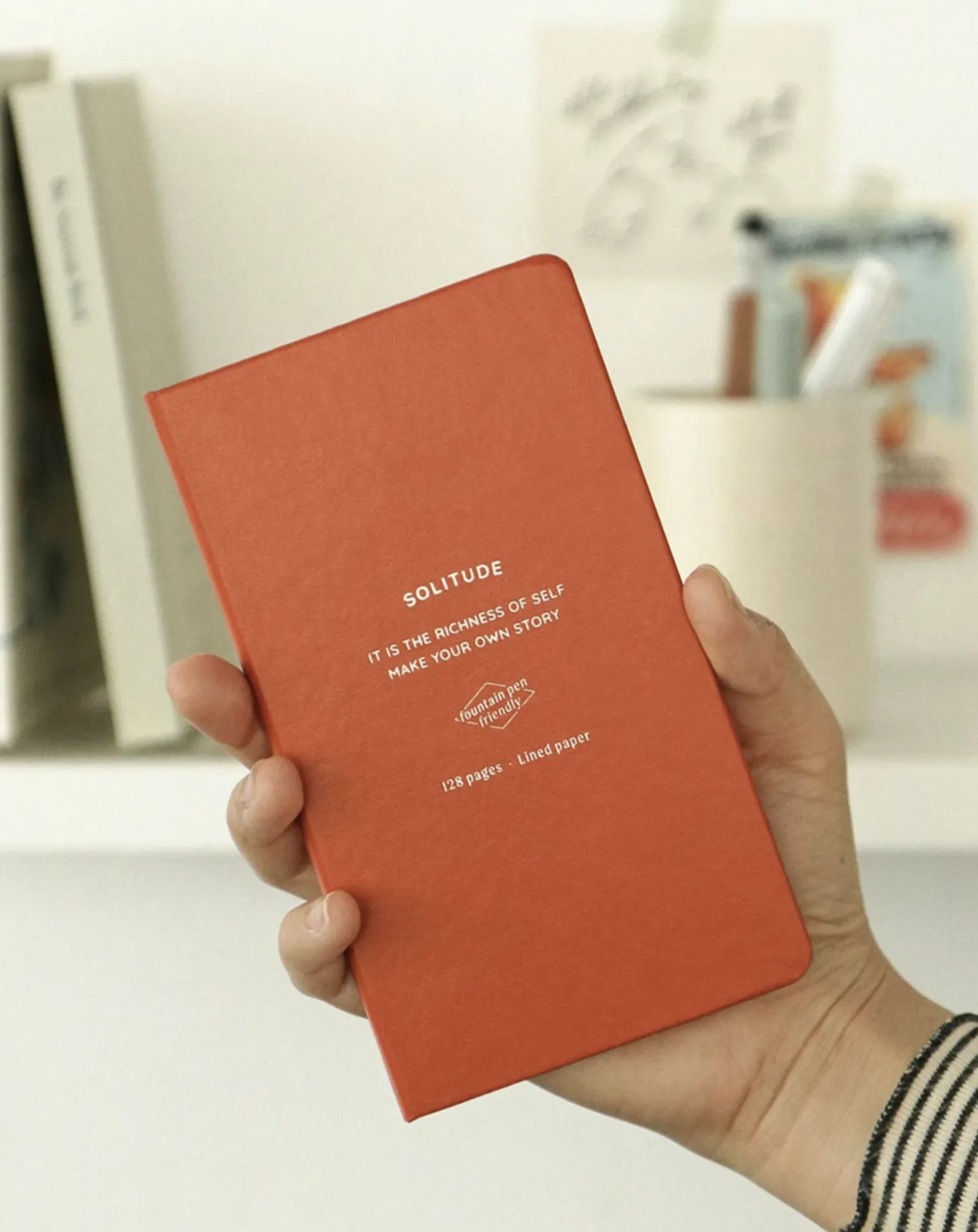 Solitude Fountain Friendly Handy Lined Notebook