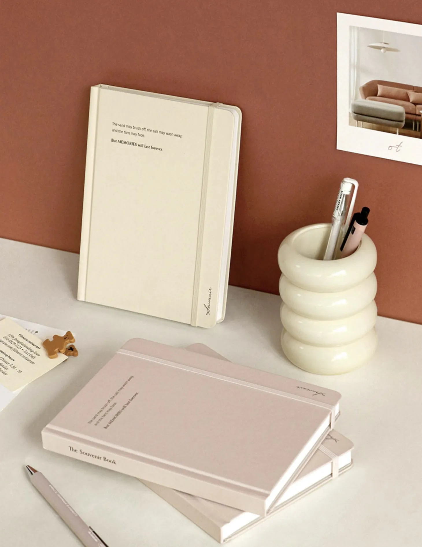 Souvenir B6 Hardcover Band Lined Notebook