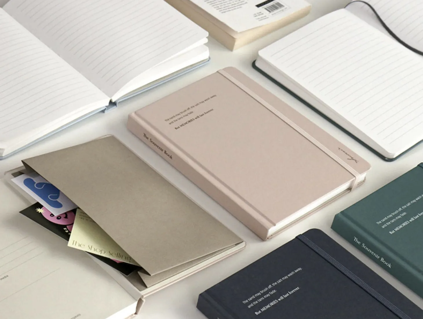 Souvenir B6 Hardcover Band Lined Notebook