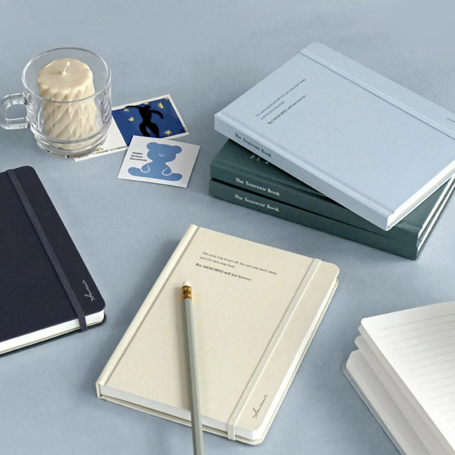 Souvenir B6 Hardcover Band Lined Notebook