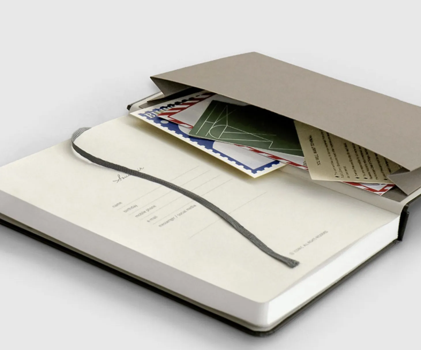 Souvenir B6 Hardcover Band Lined Notebook