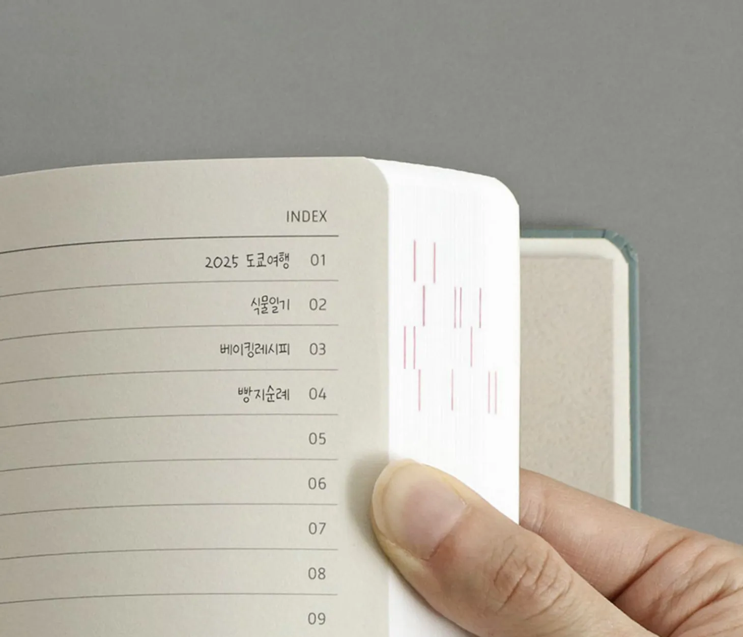 Souvenir B6 Hardcover Band Lined Notebook