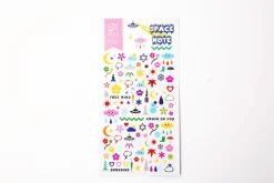 Space Note Deco Sticker