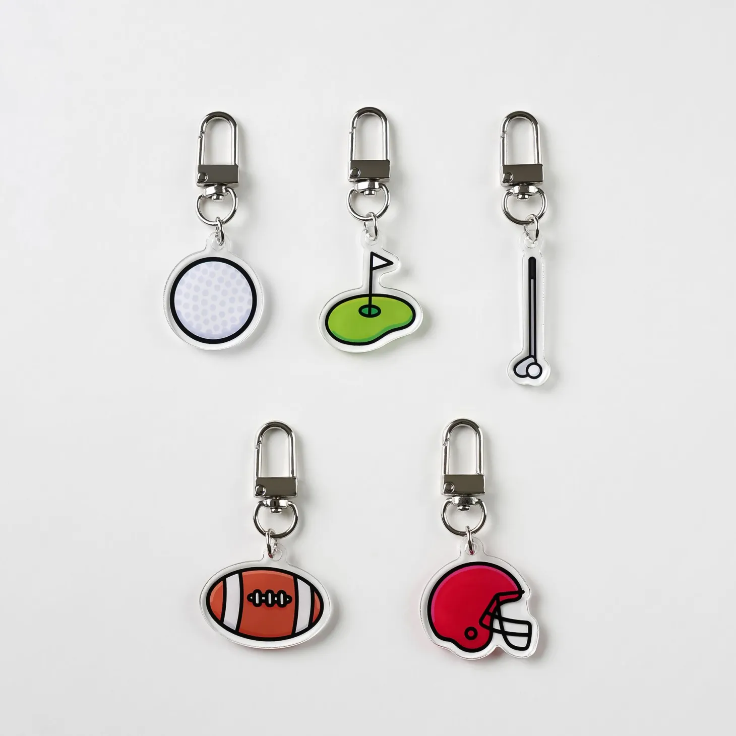 Sports Acrylic Key Ring v1