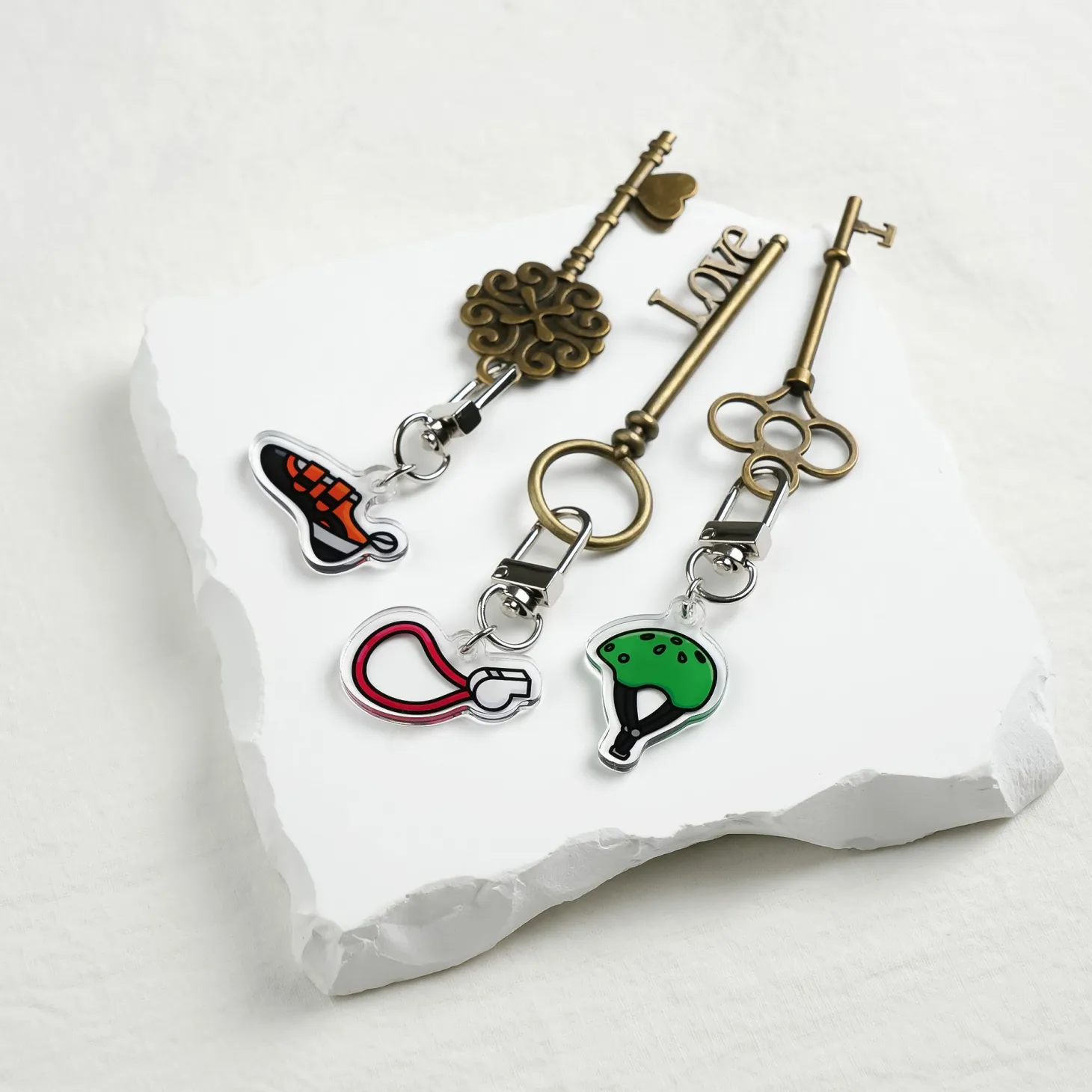 Sports Acrylic Key Ring v1