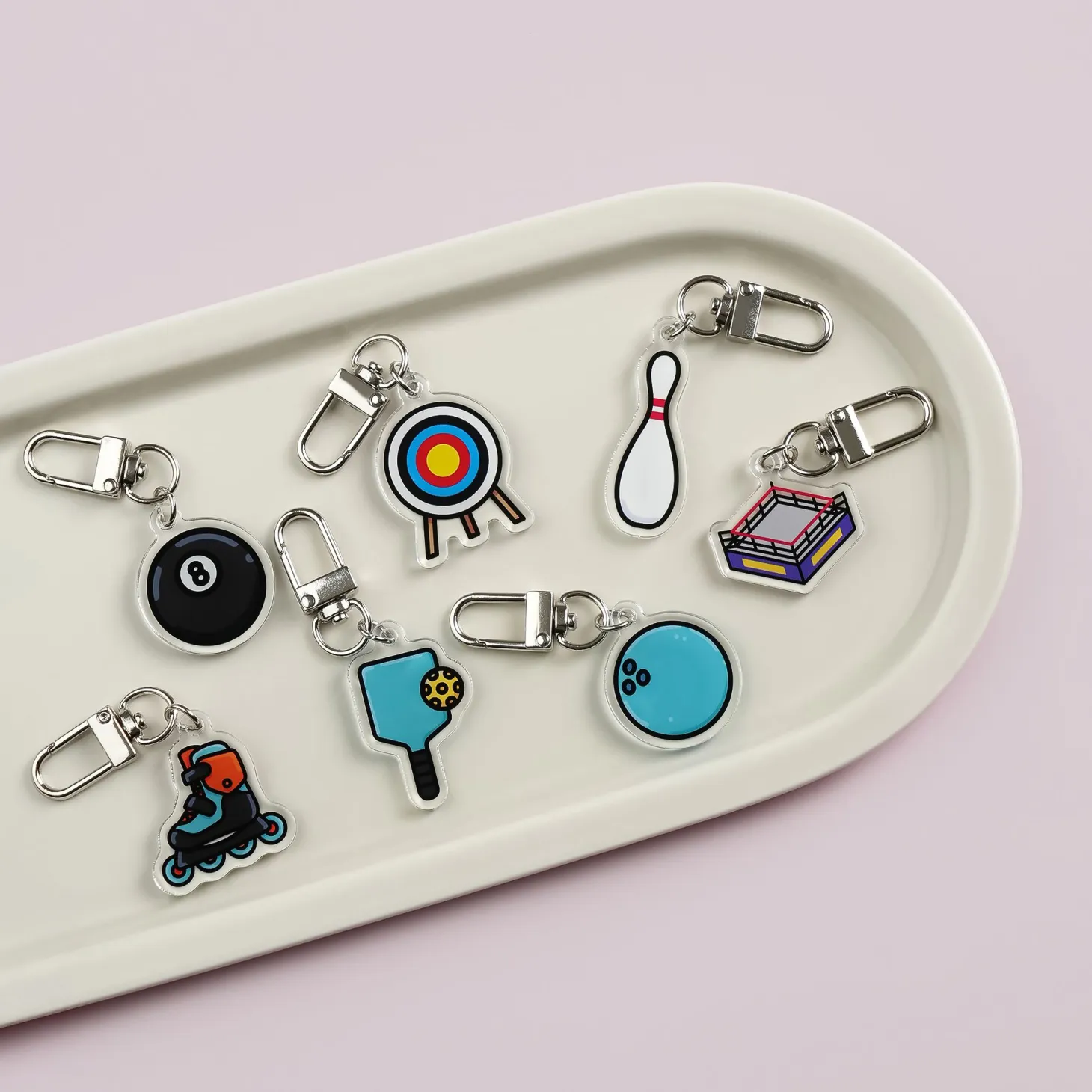 Sports Acrylic Key Ring v1