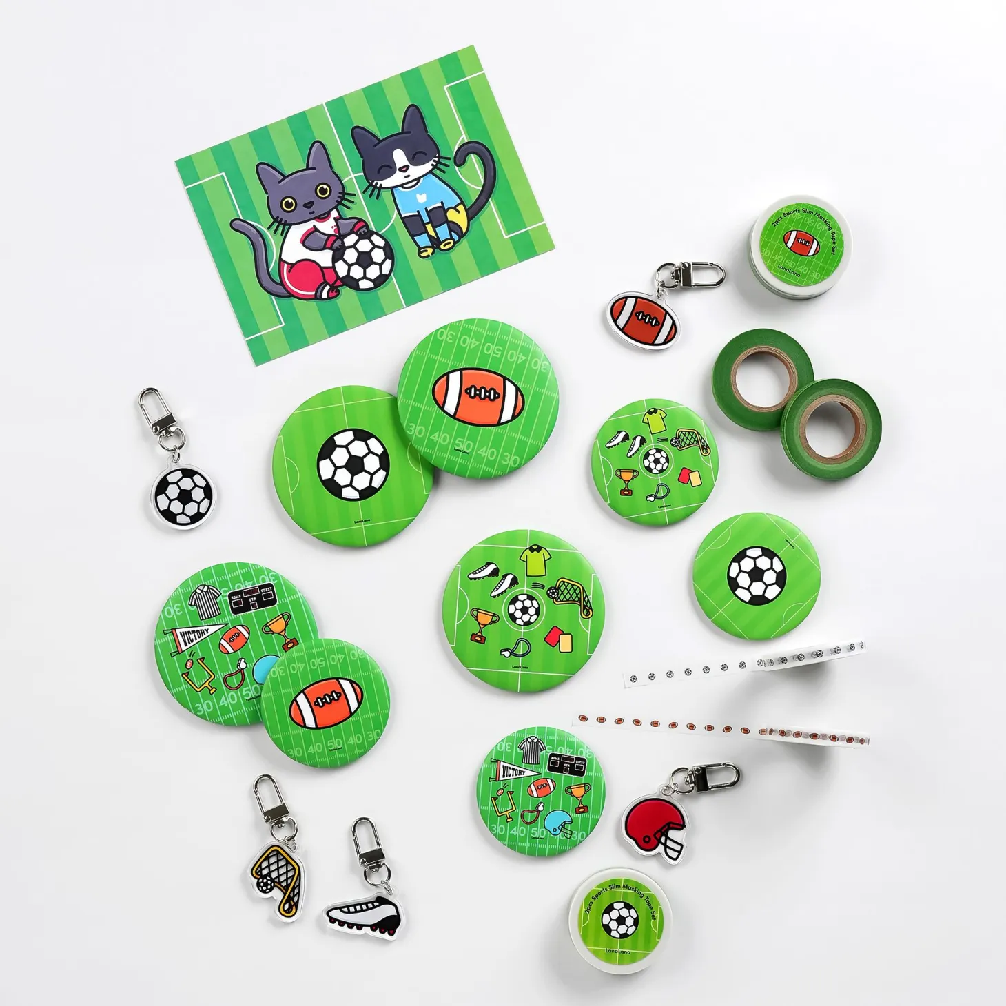 Sports Acrylic Key Ring v1