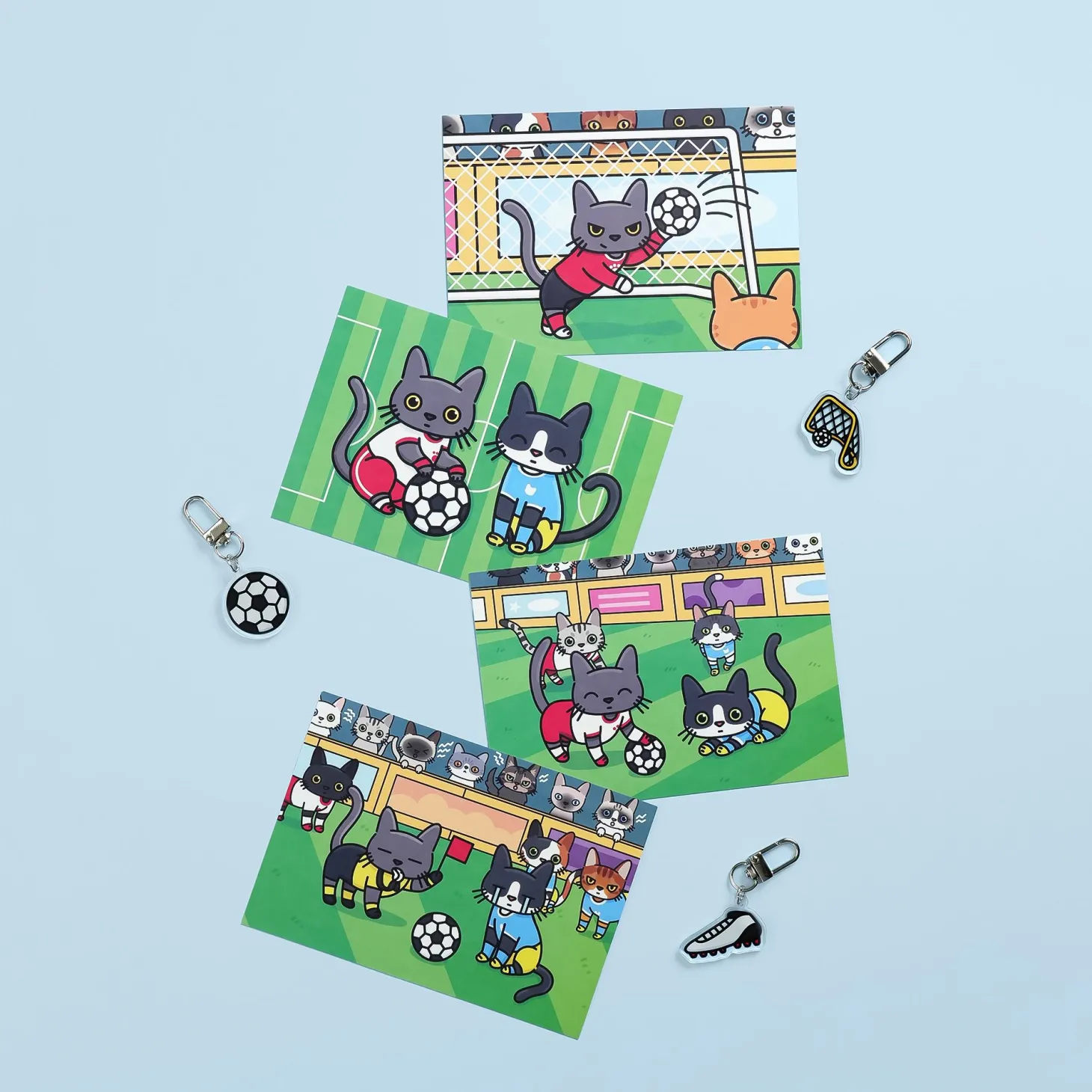 Sports Acrylic Key Ring v1
