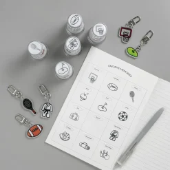 Sports Acrylic Key Ring v2