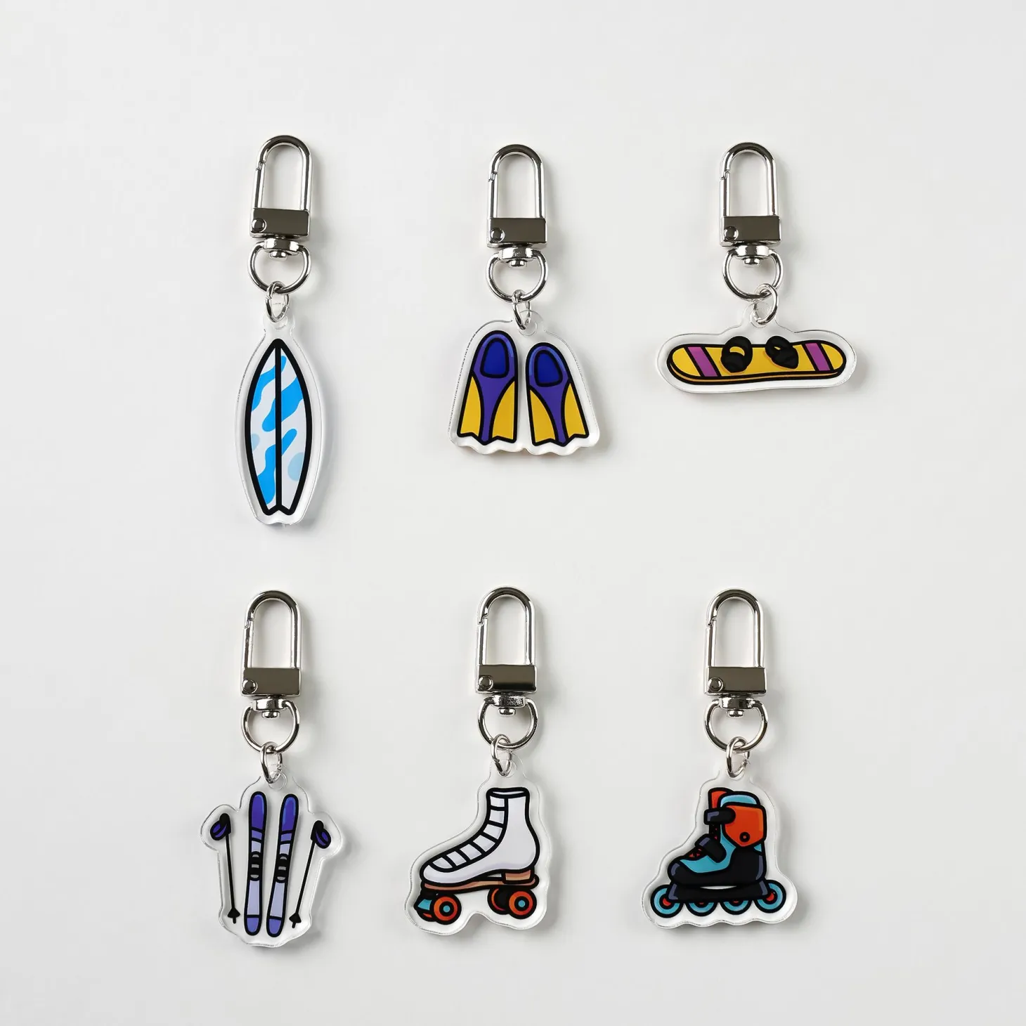 Sports Acrylic Key Ring v2