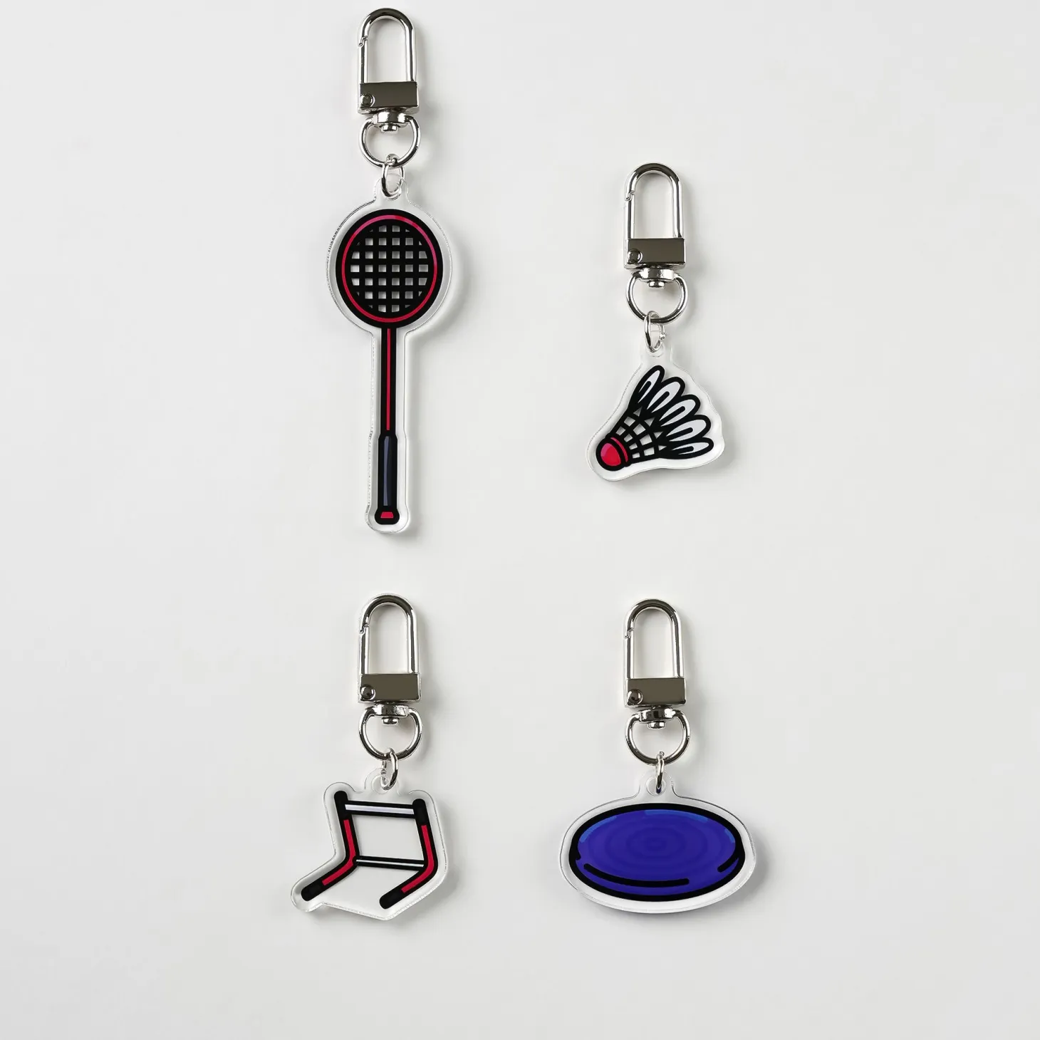 Sports Acrylic Key Ring v2