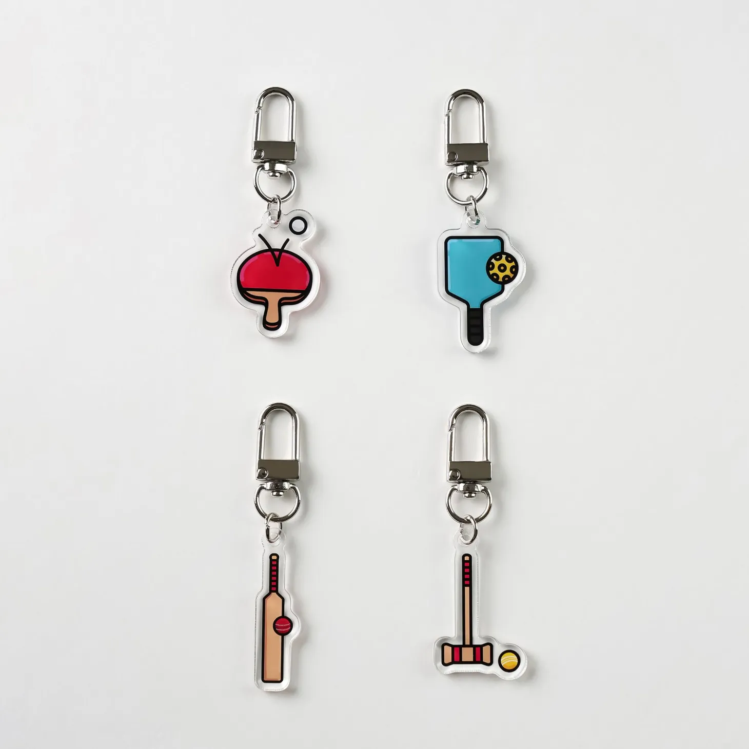 Sports Acrylic Key Ring v2