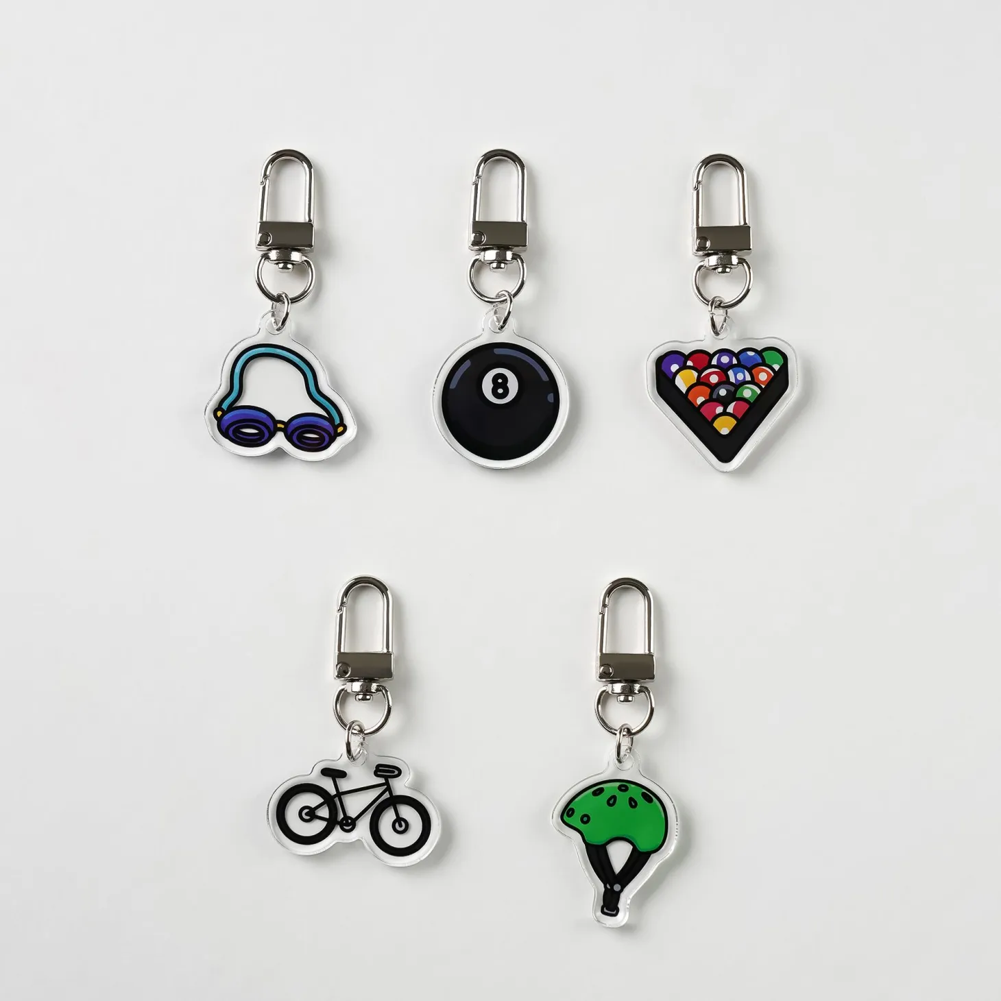 Sports Acrylic Key Ring v2