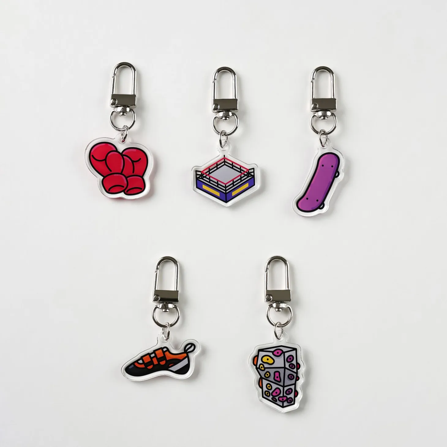 Sports Acrylic Key Ring v2