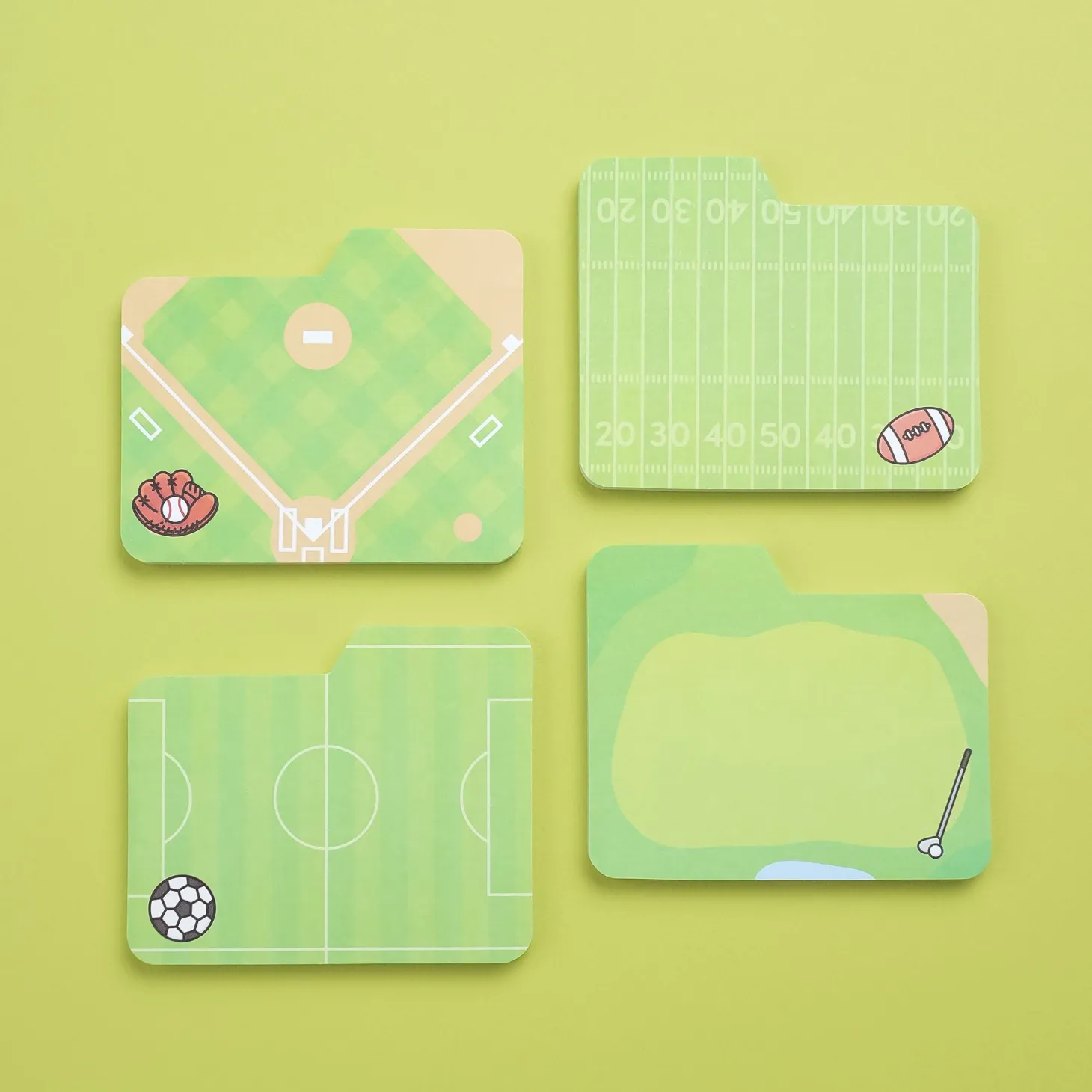 Sports Mini Folder Sticky Note