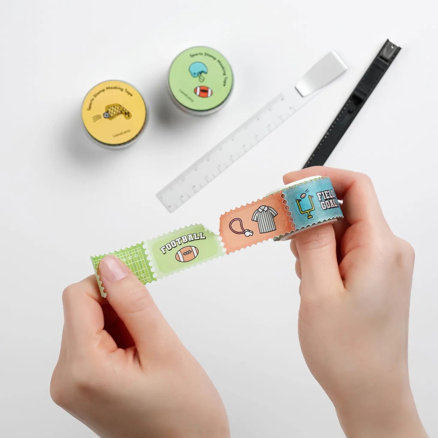 Sports Stamp Masking Tape