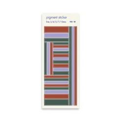 Square Pigment See-through Sticker