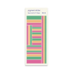 Square Pigment See-through Sticker