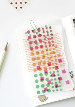 Square Pigment See-through Sticker