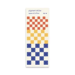 Square Pigment See-through Sticker