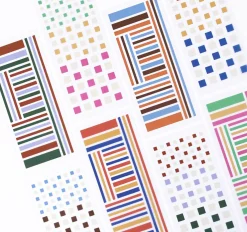 Square Pigment See-through Sticker