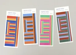 Square Pigment See-through Sticker