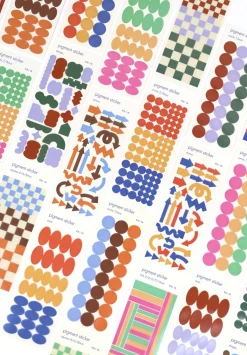 Square Pigment See-through Sticker