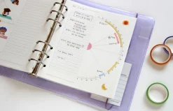 Square 6 Ring A6 Wide Planner Refill v2