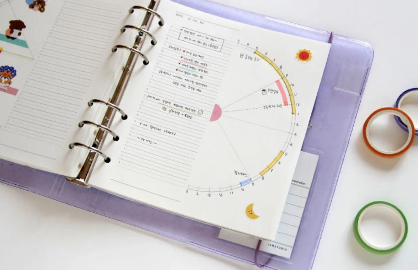 Square 6 Ring A6 Wide Planner Refill v2