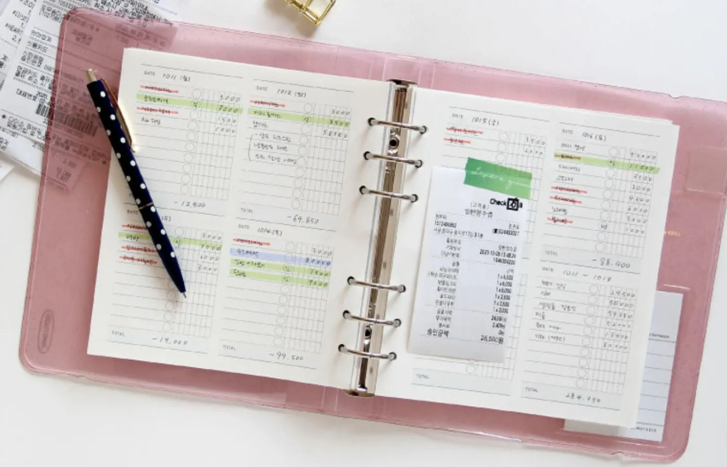 Square 6 Ring A6 Wide Planner Refill v2