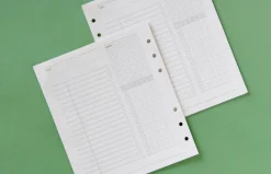 Square 6 Ring A6 Wide Planner Refill v2