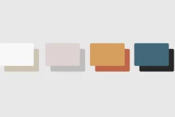 Square Two Tone Color Placemat