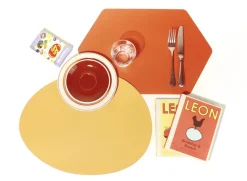 Square Two Tone Color Placemat